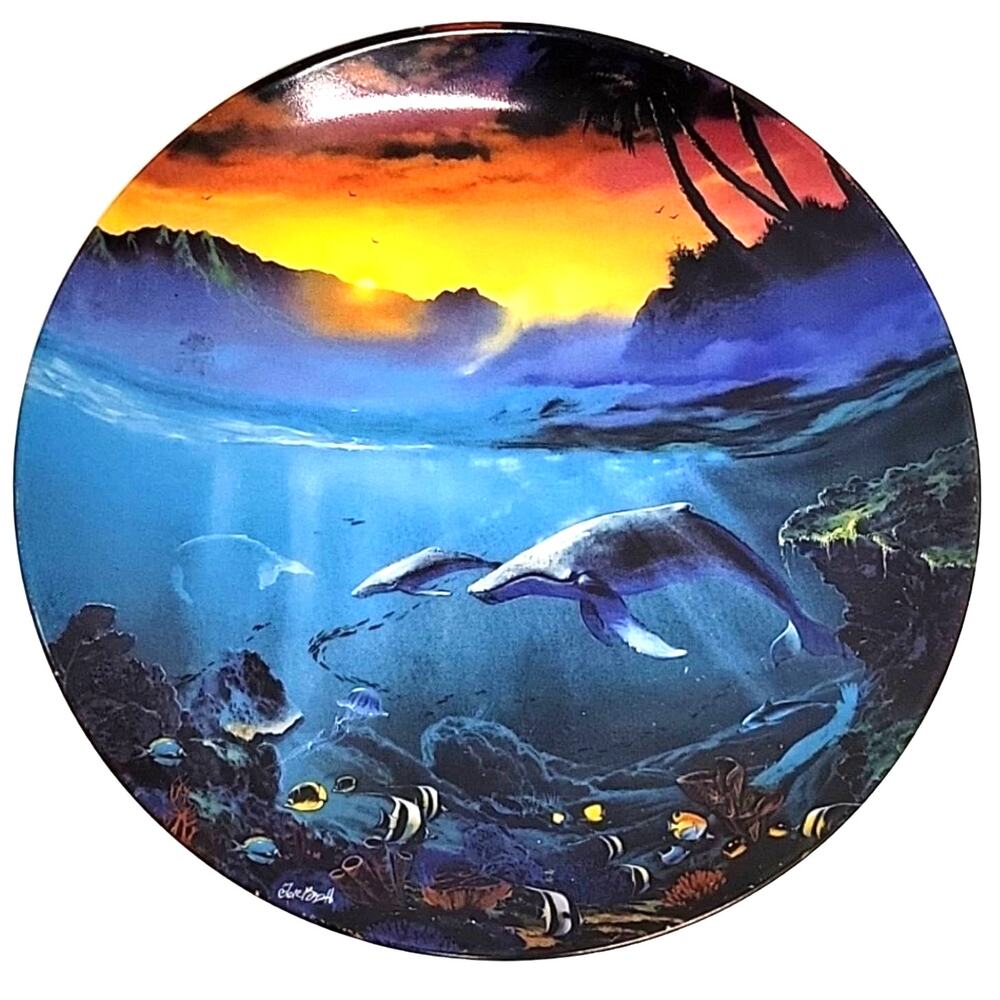 "All Gods Children" The World Beneath the Waves Vintage Collector Plate # 7729B